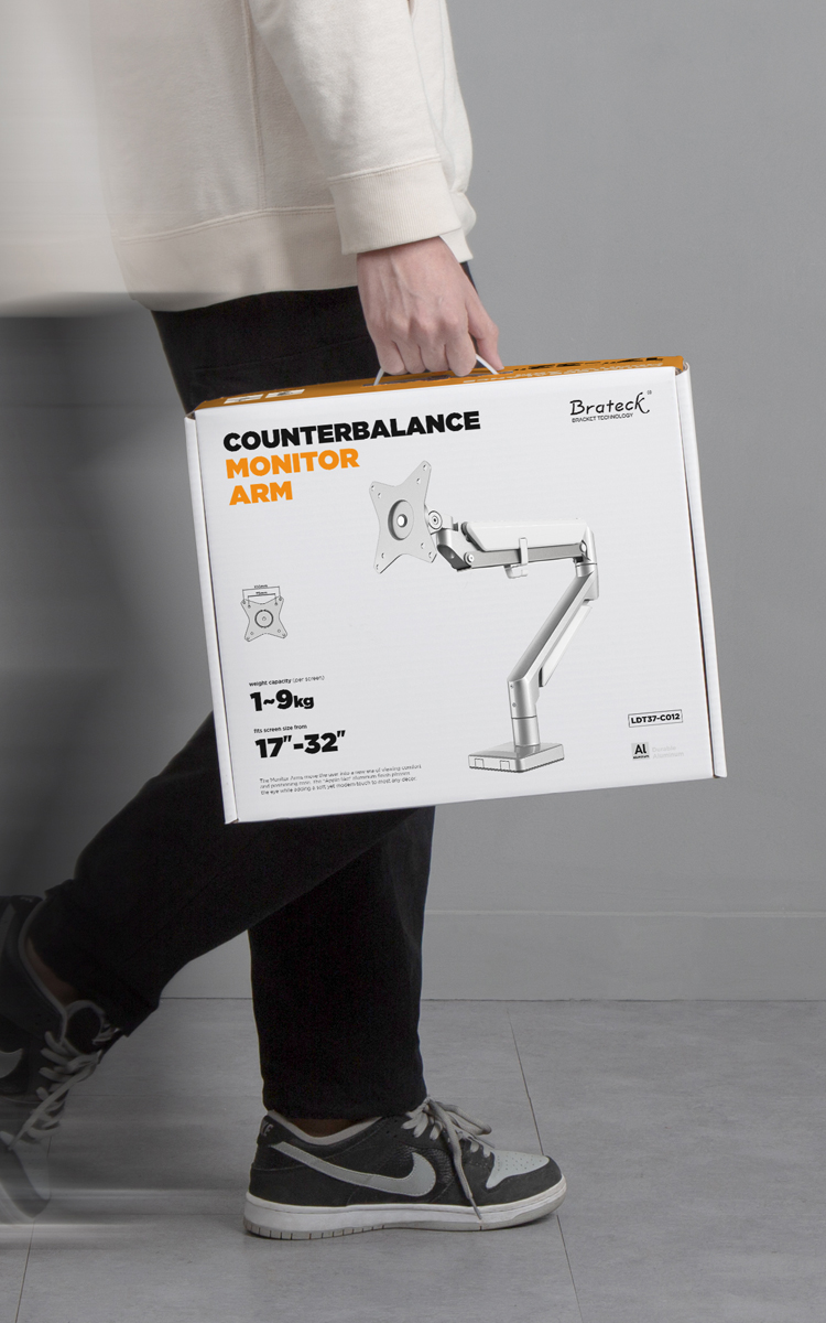Brateck Monitor Arm Package Design